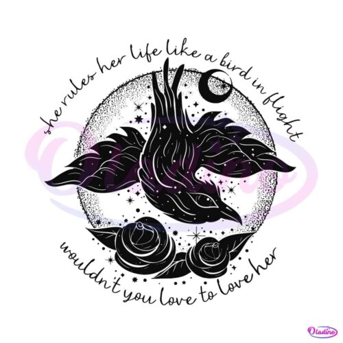 stevie-nicks-bird-in-flight-rhiannon-svg-cutting-design-file