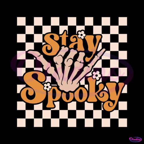 retro-floral-stay-spooky-skeleton-hand-svg-cutting-file