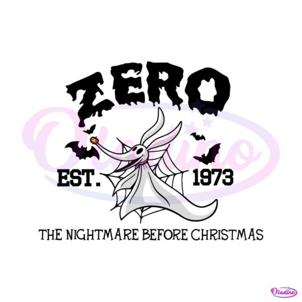 the-nightmare-before-christmas-zero-svg-digital-cricut-file