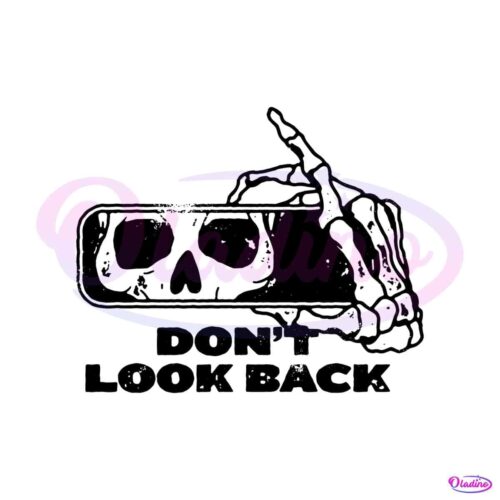 vintage-dont-look-back-skeleton-svg-graphic-design-file