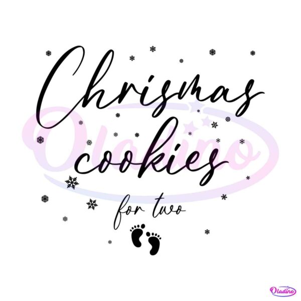 christmas-cookies-for-two-pregnancy-announcement-svg-file