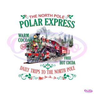 the-north-pole-polar-express-daily-trips-png-download