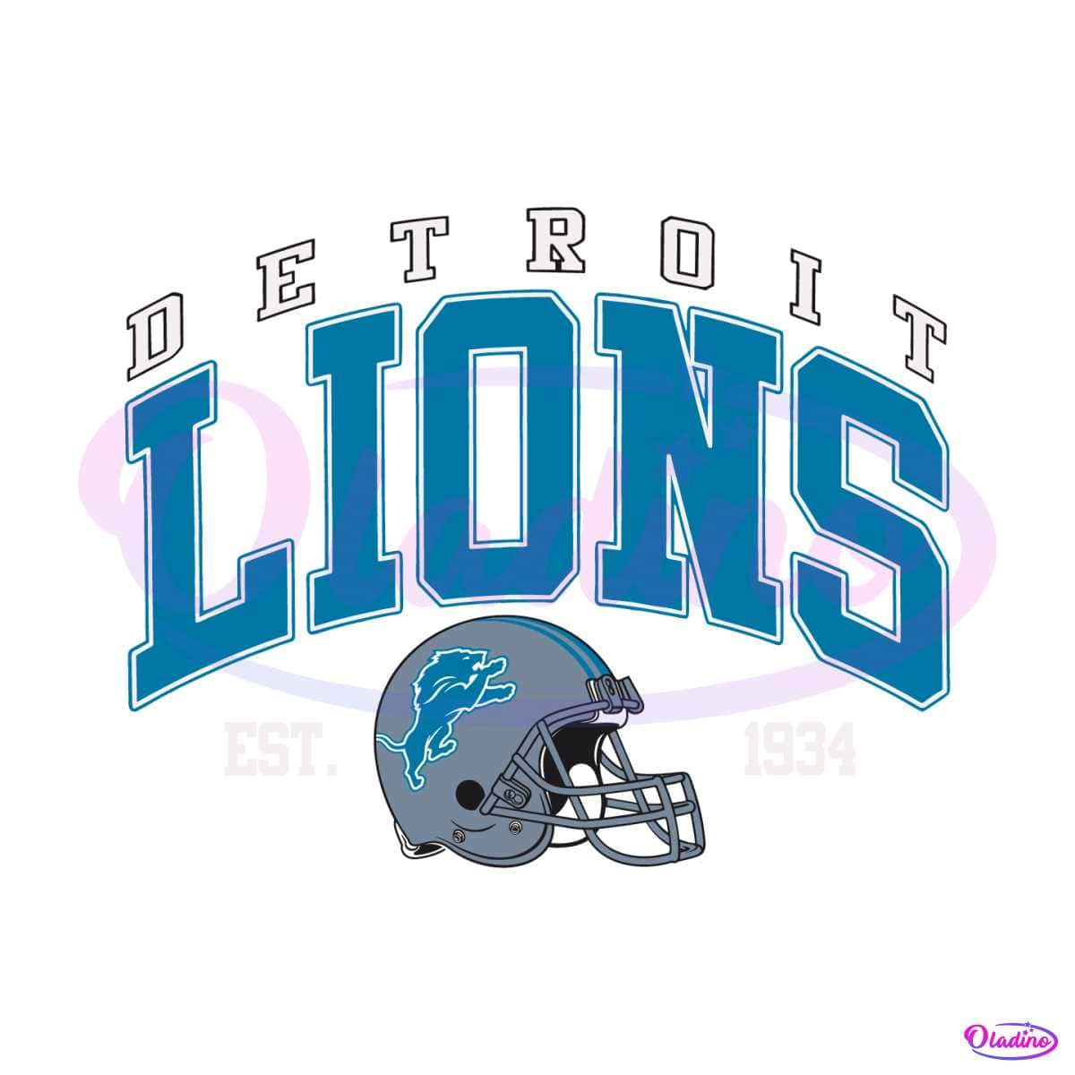 Detroit Lions Football 1930 NFL SVG Digital Cricut File