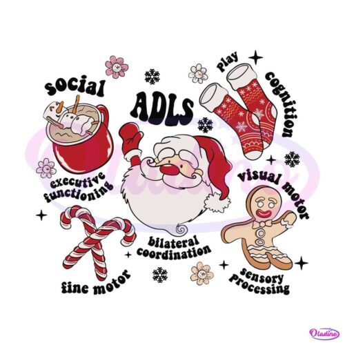 funny-adls-christmas-doodle-occupational-therapy-svg-file