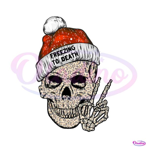 christmas-freezing-to-death-leopard-skull-png-cricut-files