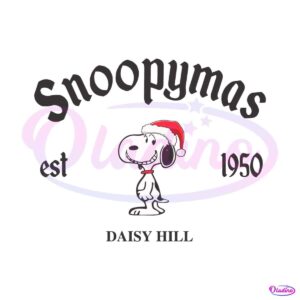 snoopymas-daisy-hill-est-1950-svg-graphic-design-file