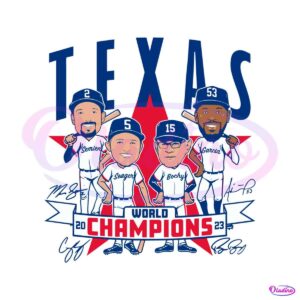 texas-baseball-world-champions-2023-caricatures-svg-file