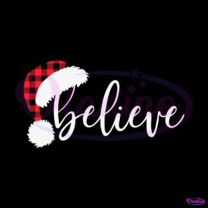 retro-believe-christmas-santa-hat-svg-cutting-digital-file