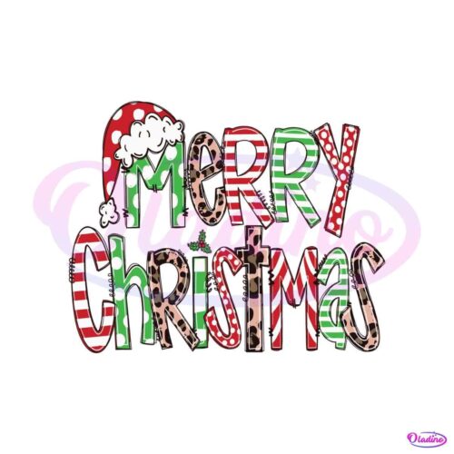 retro-merry-christmas-santa-claus-hat-svg-graphic-file