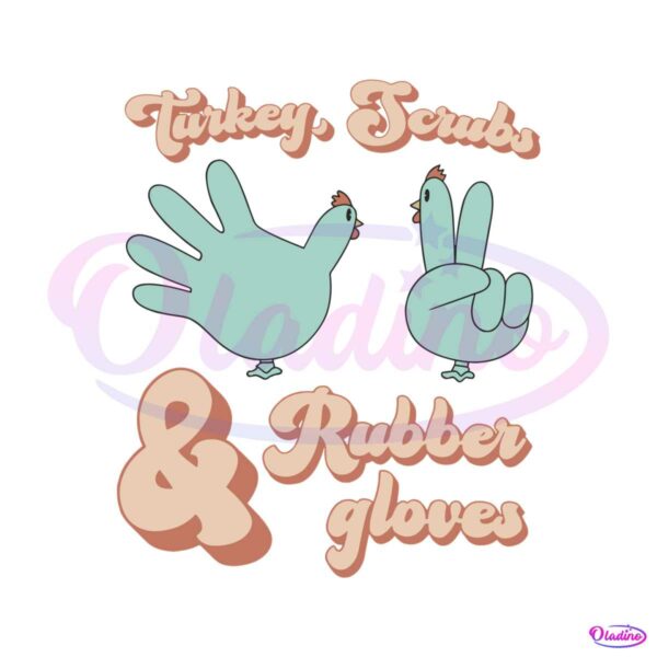 turkey-scrubs-and-ruuber-gloves-svg
