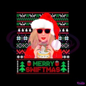 merry-swiftmas-taylor-swift-santa-png-sublimation-design