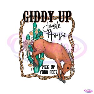 western-farm-giddy-up-jingle-horse-pick-up-your-feet-png