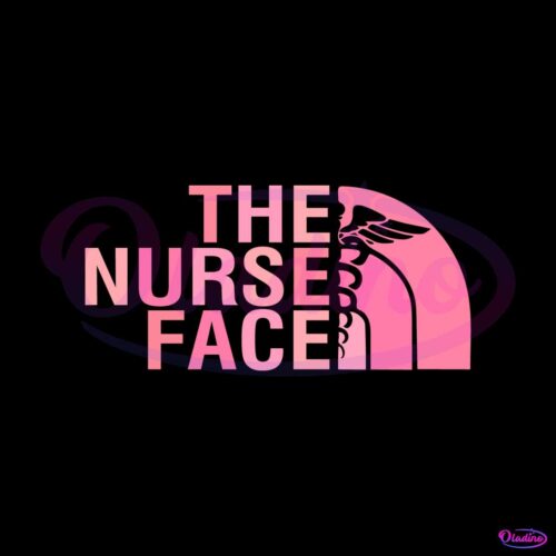 the-nurse-face-pink-version-svg-graphic-design-file