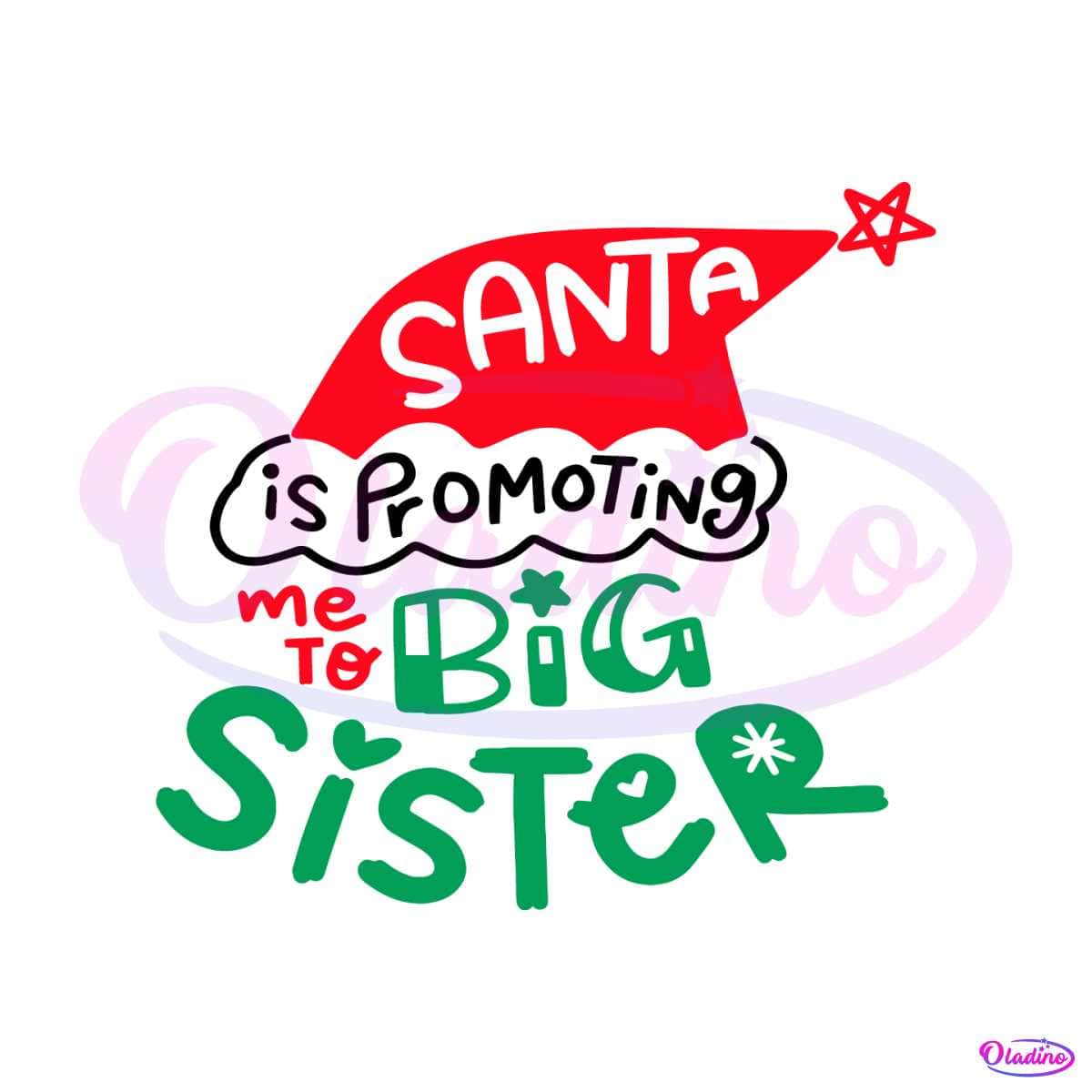 santa promoted me to big sister