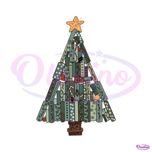 vintage-christmas-tree-book-png-sublimation-download