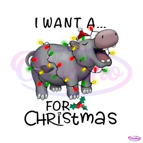 i-want-a-hippopotamus-for-christmas-png-download-file