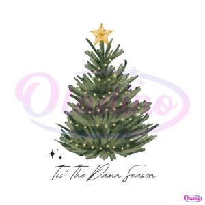 tis-the-damn-season-christmas-tree-png-download-file