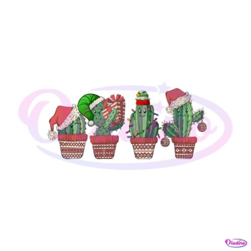 retro-cactus-santa-xmas-lights-png-download-file