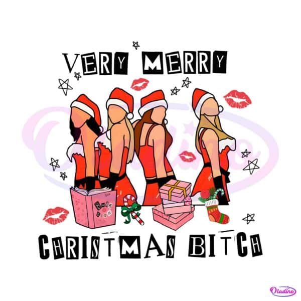 verry-merry-christmas-bitch-mean-girls-png-download