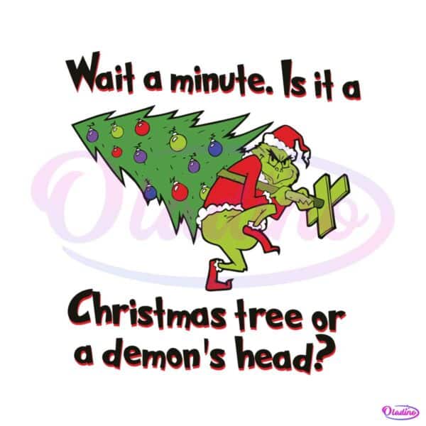 wait-a-minute-is-it-a-christmas-tree-or-a-demonds-head-svg