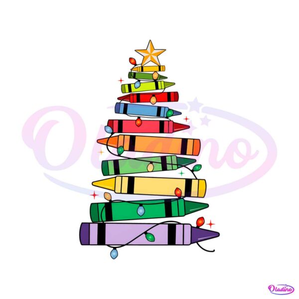christmas-teacher-crayon-christmas-tree-png-download-files