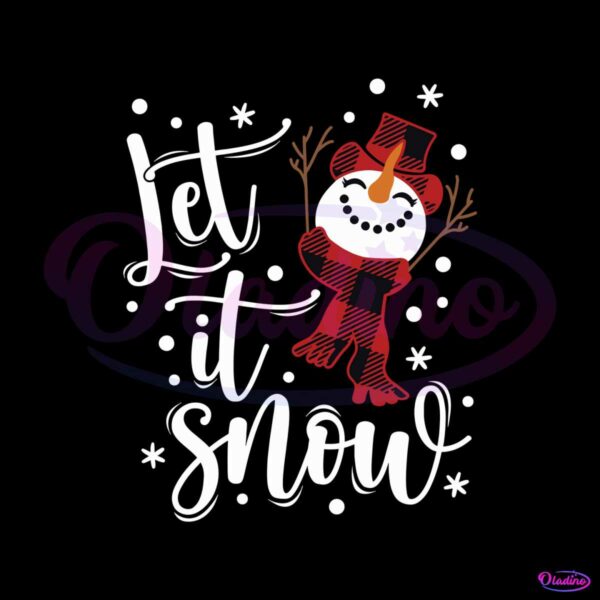 let-it-snow-christmas-snowman-svg-digital-cricut-file