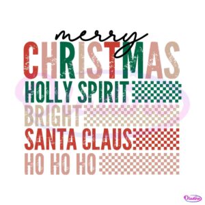 checkered-merry-christmas-holly-spirit-svg-cricut-files