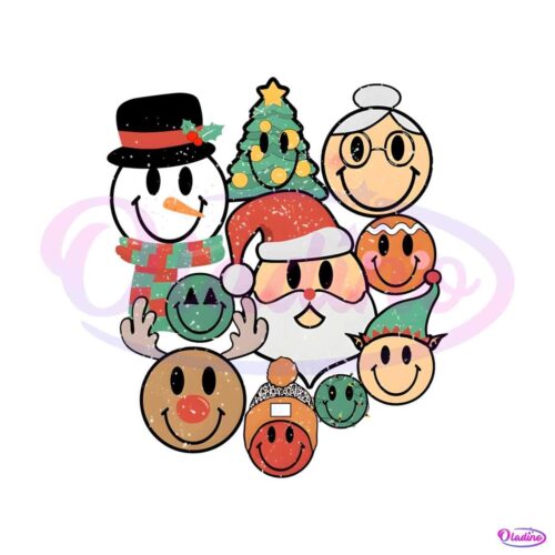 christmas-smiley-faces-santa-friends-png-download-file