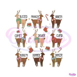 vintage-christmas-reindeer-friends-png-download-file