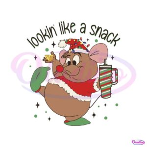 lookin-like-a-snack-gus-gus-cinderella-christmas-svg-file