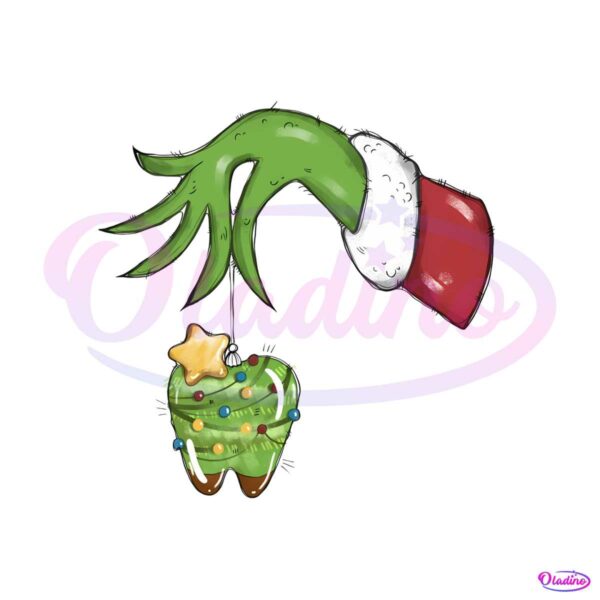funny-christmas-lights-tooth-dental-grinch-png-download