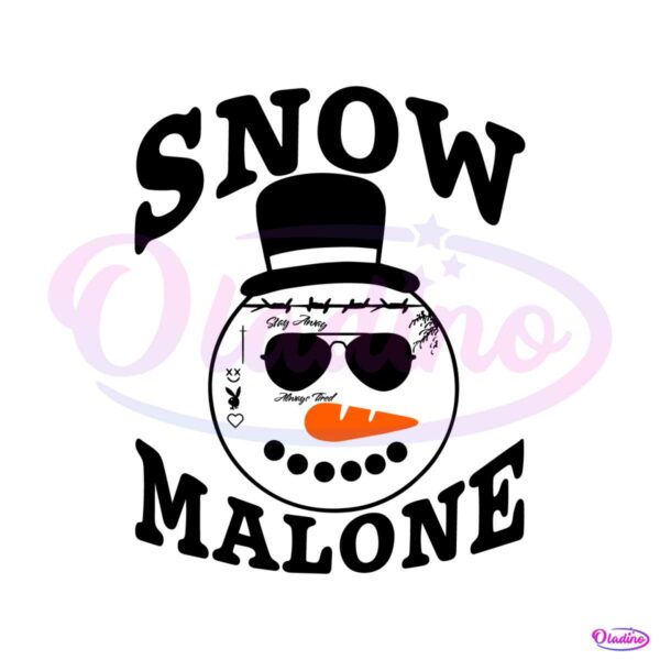funny-snow-malone-christmas-always-tired-svg-cricut-files