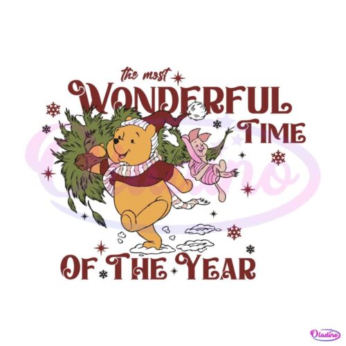 winnie-the-pooh-the-most-wonderful-time-of-the-year-svg