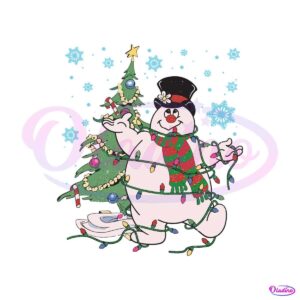 retro-frosty-the-snowman-christmas-tree-svg-cricut-files