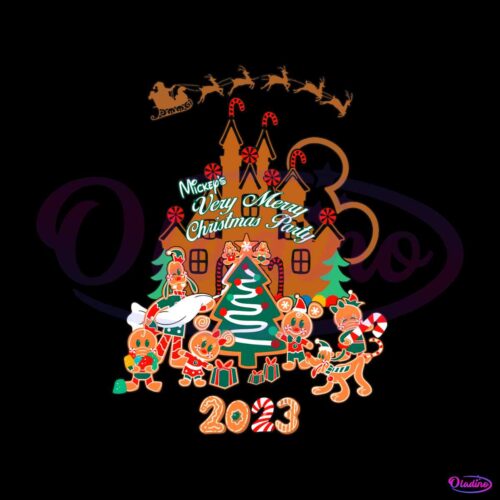 mickey-friends-gingerbread-verry-merry-christmas-party-png