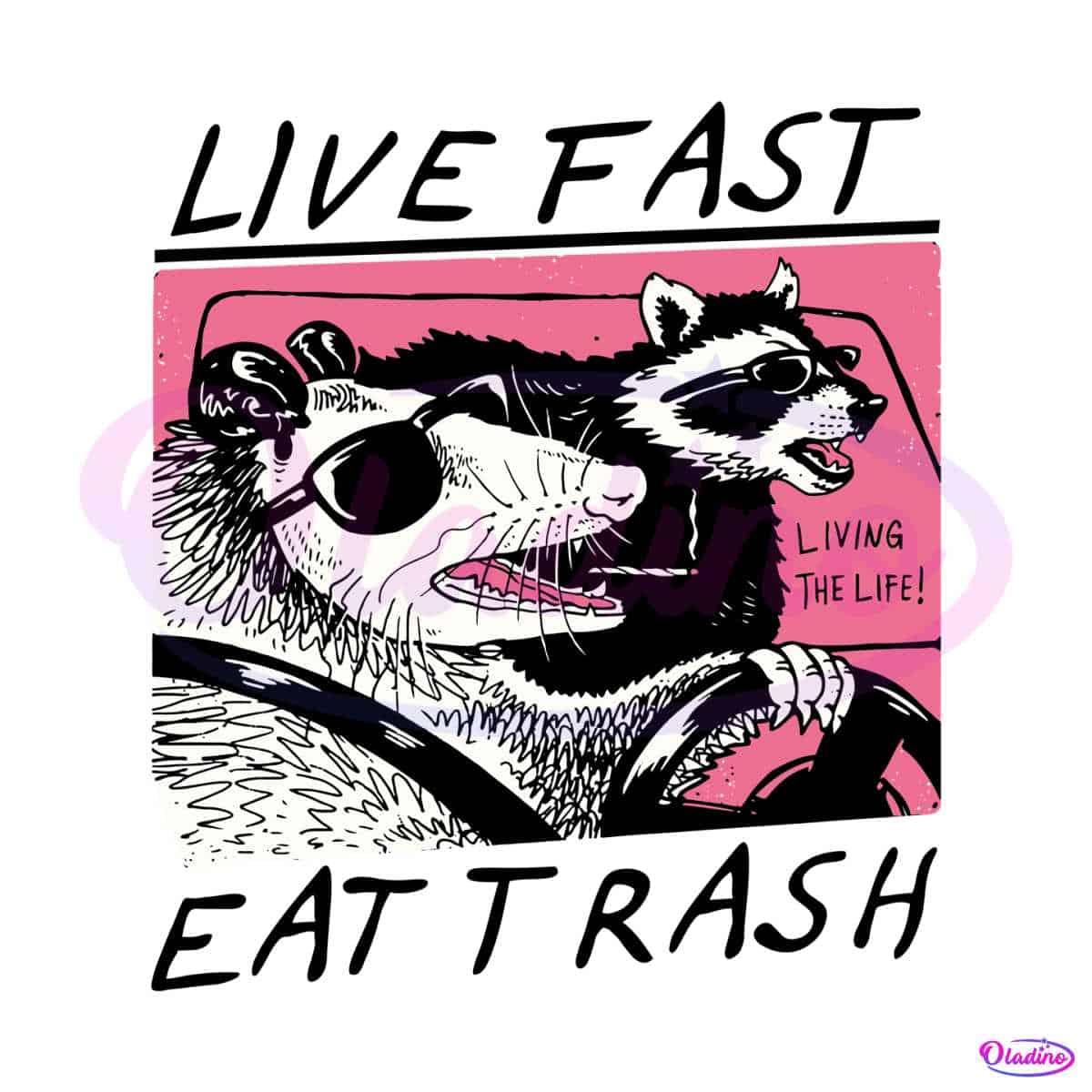 Live Fast! Eat Trash! | Pin