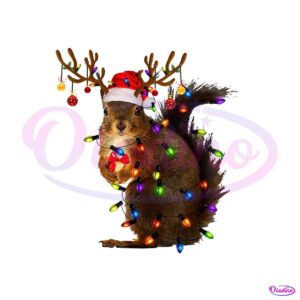 retro-christmas-squirrel-lights-png-sublimation-file