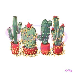 vintage-christmas-cactus-png-sublimation-download