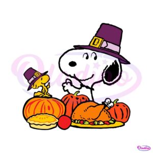 thanksgiving-peanuts-snoopy-and-woodstock-svg-cricut-files