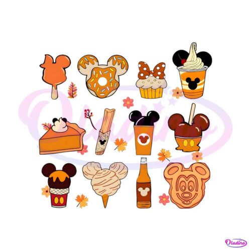 retro-disney-thanksgiving-snacks-png-sublimation-design