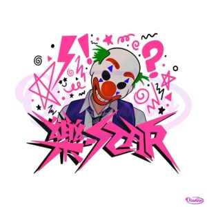 stray-kids-rockstar-fanart-clown-png-sublimation-design