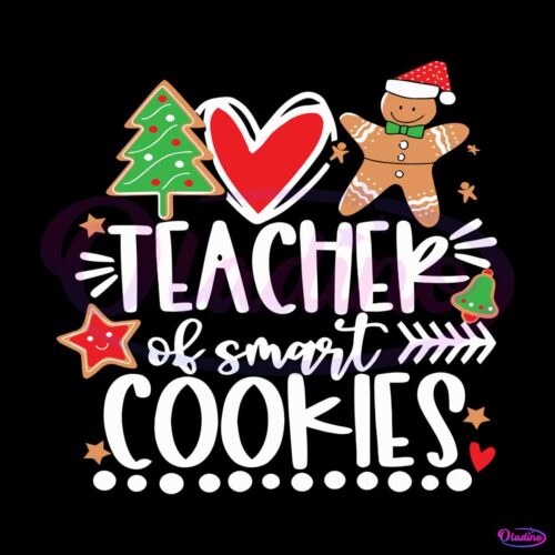 teacher-of-smart-cookies-christmas-tree-svg-digital-files