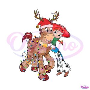 retro-disney-toy-story-jessie-and-bullseye-xmas-lights-png