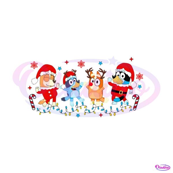 dancing-bluey-christmas-family-png-sublimation-digital