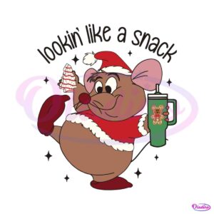 lookin-like-a-snack-gus-christmas-cake-svg-digital-file