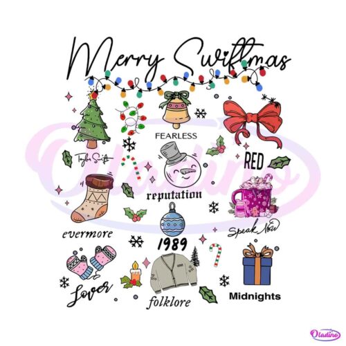 merry-swiftmas-the-eras-tour-albums-svg-for-cricut-files