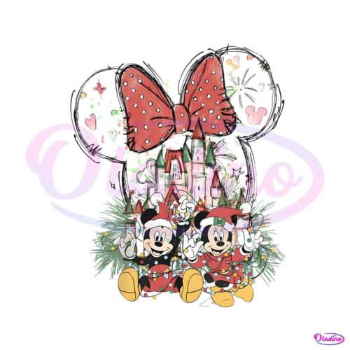 disney-castle-christmas-mickey-and-minnie-png-download