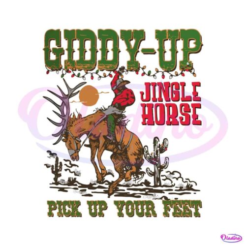 vintage-giddy-up-jingle-horse-svg