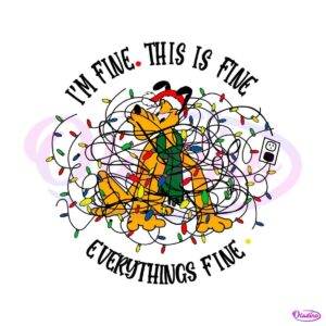 funny-this-is-fine-everythings-fine-pluto-christmas-svg-file