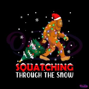 squatching-through-the-snow-big-foot-png-download